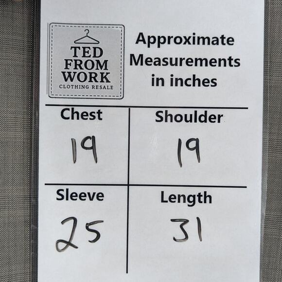 Tommy Hilfiger 38R Gray Glen Plaid Wool Blazer Jacket Men Two Button Classic - Picture 8 of 8